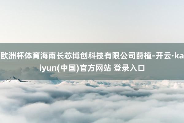 欧洲杯体育海南长芯博创科技有限公司莳植-开云·kaiyun(中国)官方网站 登录入口